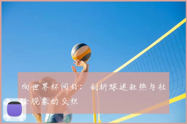 向世界杯问好：剖析球迷狂热与社会现象的交织