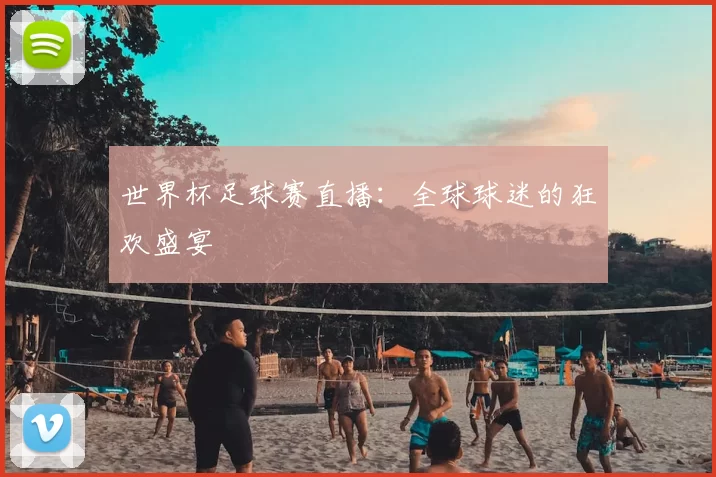 世界杯足球赛直播：全球球迷的狂欢盛宴